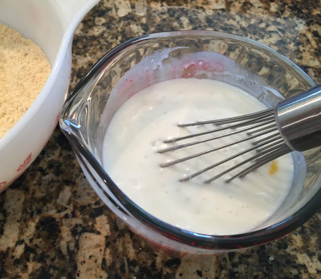 Buttermilk & Egg in a Measuring Cup