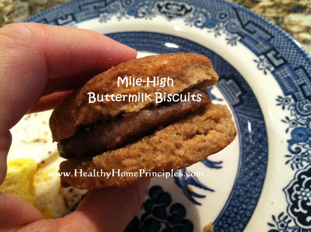 Mile-High Buttermilk Biscuit & Sausage