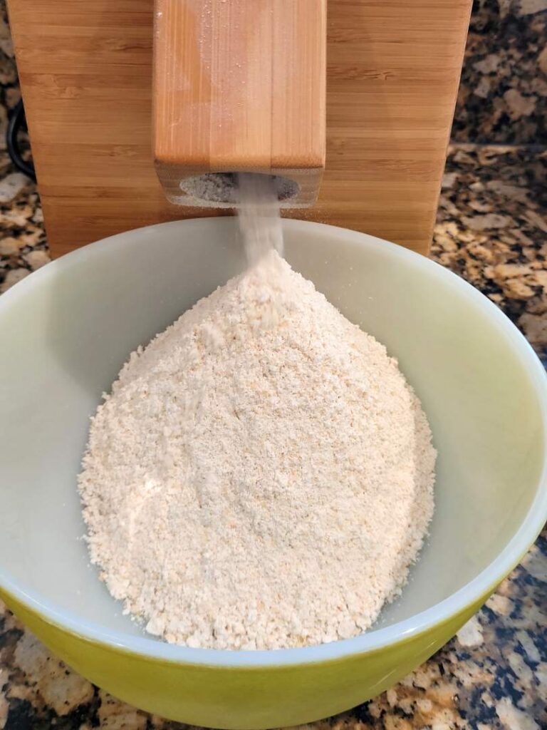 Milling Whole Wheat Flour with NutriMill Harvest Grain Mill
