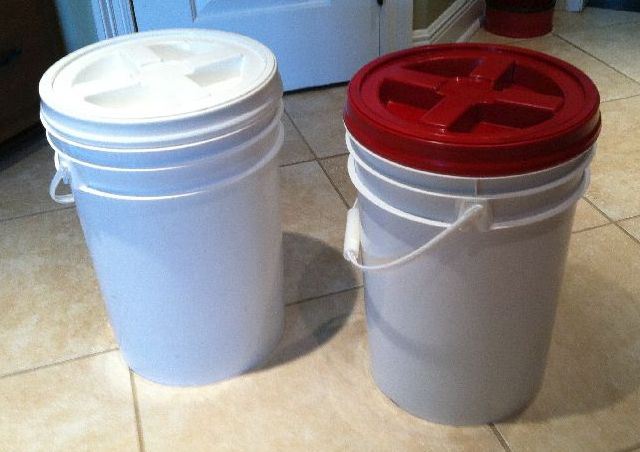 Packaging & Supplies Plastic Bucket, No Lid, 3.5 Gallon - Azure